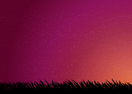 Light texture with stars. Shining colored stars with astronomical stars.のイラスト素材