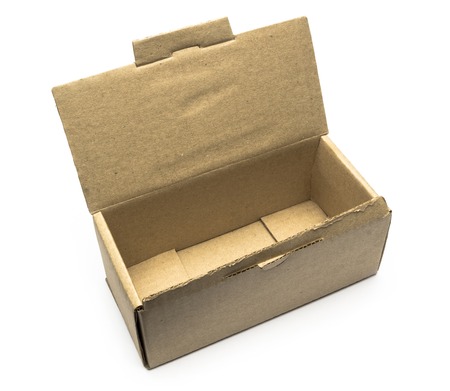 carton box on a white background