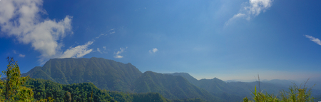 Panorama of mountains, Phu soi dow in thailandの写真素材