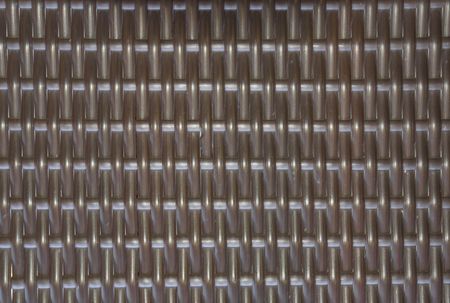 Brown weave wood wicker pattern backgroundの写真素材