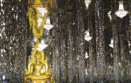 Buddha image at Wat ThaSung Uthaithani Thailandの写真素材