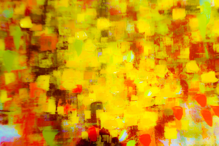 Abstract colorful oil painting on canvasの写真素材