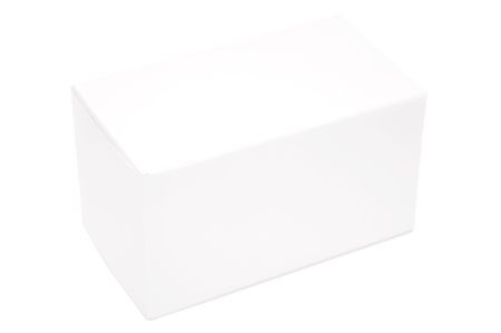 empty boxes Cardboard isolated on white background の写真素材