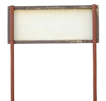 road sign isolated on a white background の写真素材