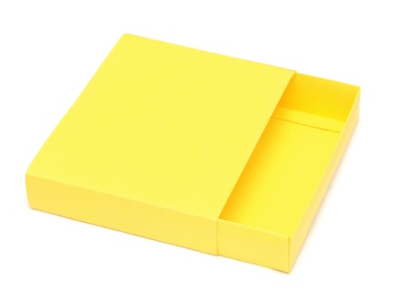 Simple yellow box on white