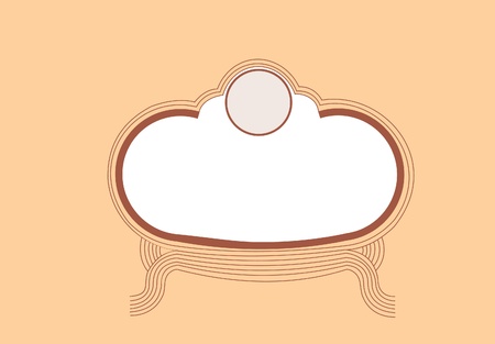 Decorative vintage frameのイラスト素材