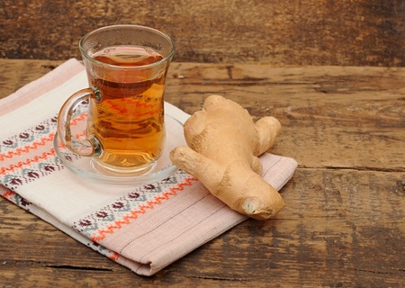 cup of ginger tea - food and drink 