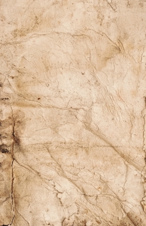 Retro aged grunge paper, isolated on white の写真素材