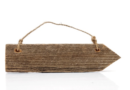 Wooden arrow old and usedの写真素材