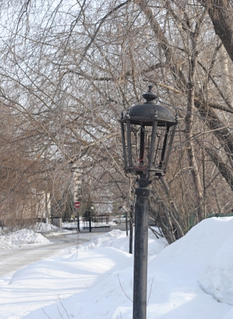 Old street lamp の写真素材