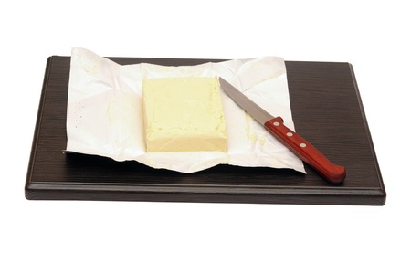 Margarine on the board の写真素材