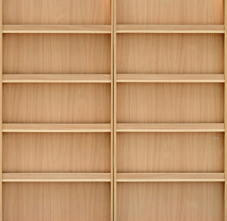 Empty wood shelfの写真素材