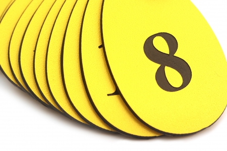 numbers backgroundの写真素材