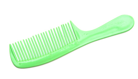 Hair comb isolated on white backgroundの写真素材