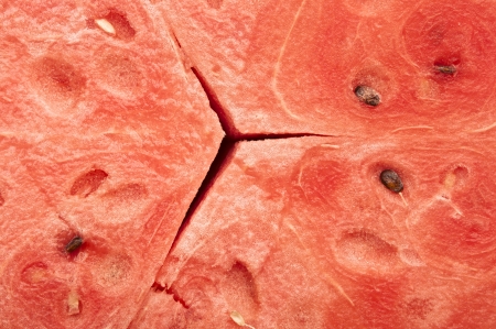 Red texture of sweet watermelon の写真素材