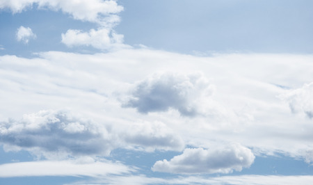 blue sky with cloud closeup