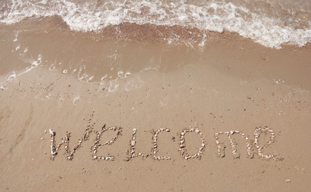welcomeの写真素材