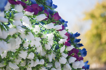 flowers mixed bouquet for backgroundの写真素材