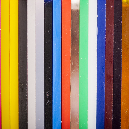 abstract colorful background of plastic sheets