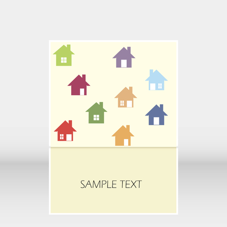 Brochure template design. Vector illustrationのイラスト素材