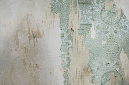 old grungy vintage wallpaper backgroundの写真素材