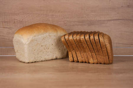 Homemade toasted whole wheat bread,