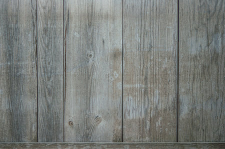Old gray wooden background, cutting boardの写真素材