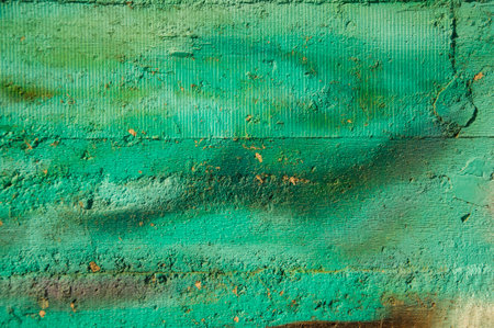 Closeup of colorful urban wall texture. Modern pattern for wallpaper design. Creative modern urban city background for advertising mockups.の写真素材