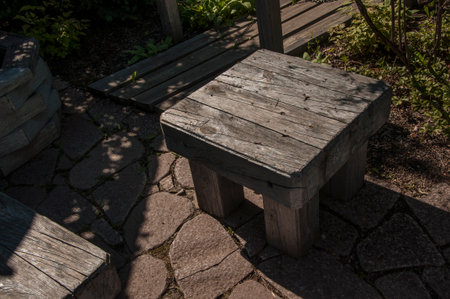 Rest place in the garden