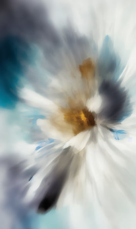 abstract background with a flower in the center and a blurred backgroundの素材