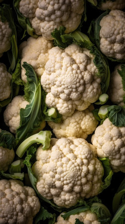Cauliflower background. Cauliflower texture. Cauliflower backgroundの素材