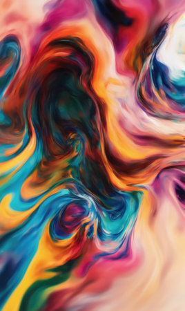 abstract colorful background with some smooth lines in it (see more in my portfolio)の素材