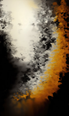 3D illustration of abstract fractal for creative design looks like smokeの素材