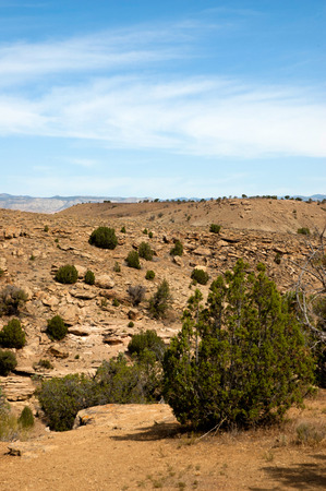 a beautiful dry desert landscape in nevadaの写真素材