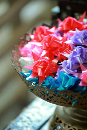 plastic ribbonの写真素材