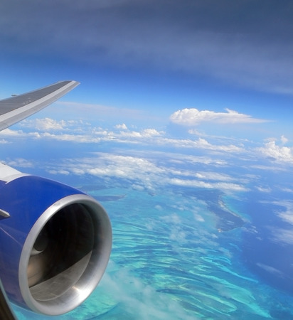 Flaing over paradise