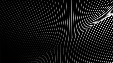 Stripes black and white lines pattern abstract texture backgroundのイラスト素材
