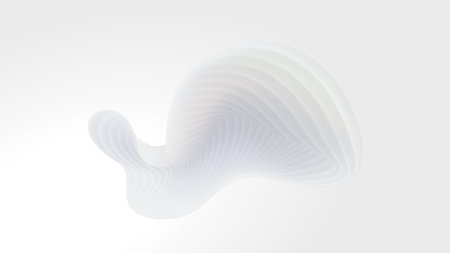 Abstract motion dynamic white wave element patternのイラスト素材
