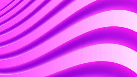 Purple line wave neon light abstract vector background