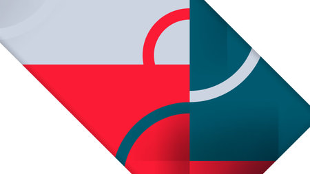 Abstract geometric background green red gray shade colourのイラスト素材