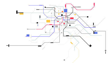 Digital geometric tech elements abstract backgroundのイラスト素材