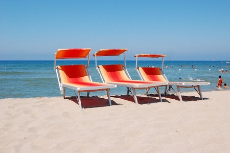 italian beachの写真素材