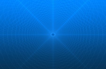 Digitally generated security pattern (as in the back of checks) simulation over a blue gradient, thumbnail may not fully reflect the amount of fine detail in the imageの写真素材