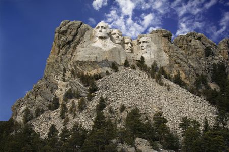 Mount Rushmore sculpture.のeditorial素材