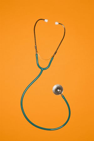 Still life shot of stethoscope.の写真素材
