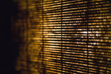 Bamboo shades.の写真素材