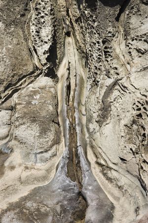 Lava rock texture in Maui.の写真素材