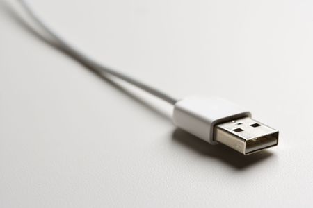 Firewire cord.の写真素材