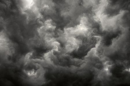 Ominous abstract storm clouds.の写真素材