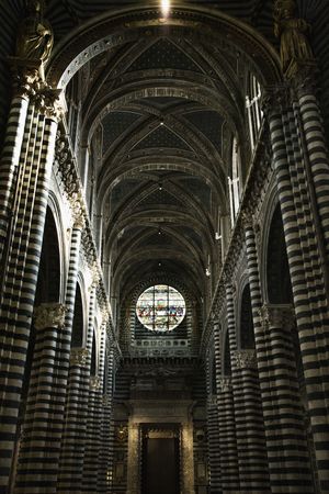 Interior of Cathedral of Siena.のeditorial素材